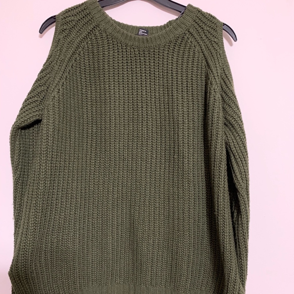 Off the shoulder sweater